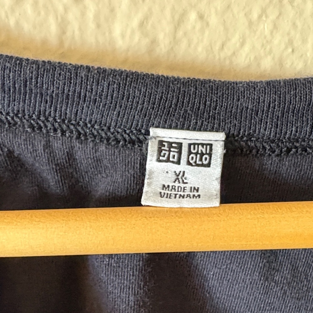 Uniqlo Ribbed Cropped Tank Top XL Built In Bra Black Brami Spring & Summer - Picture 3 of 11